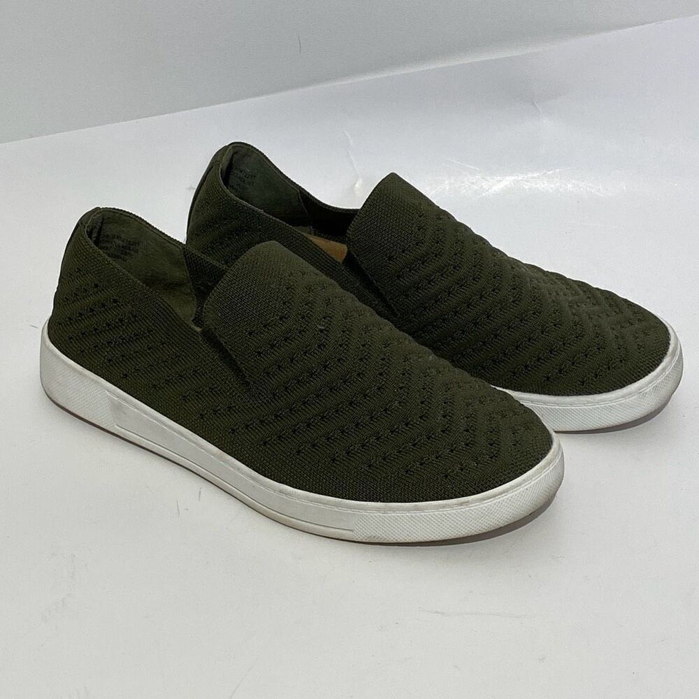 Sonoma Women's Green Vitalize Ortholite Knit Slip-On Sneakers Size‎ 7